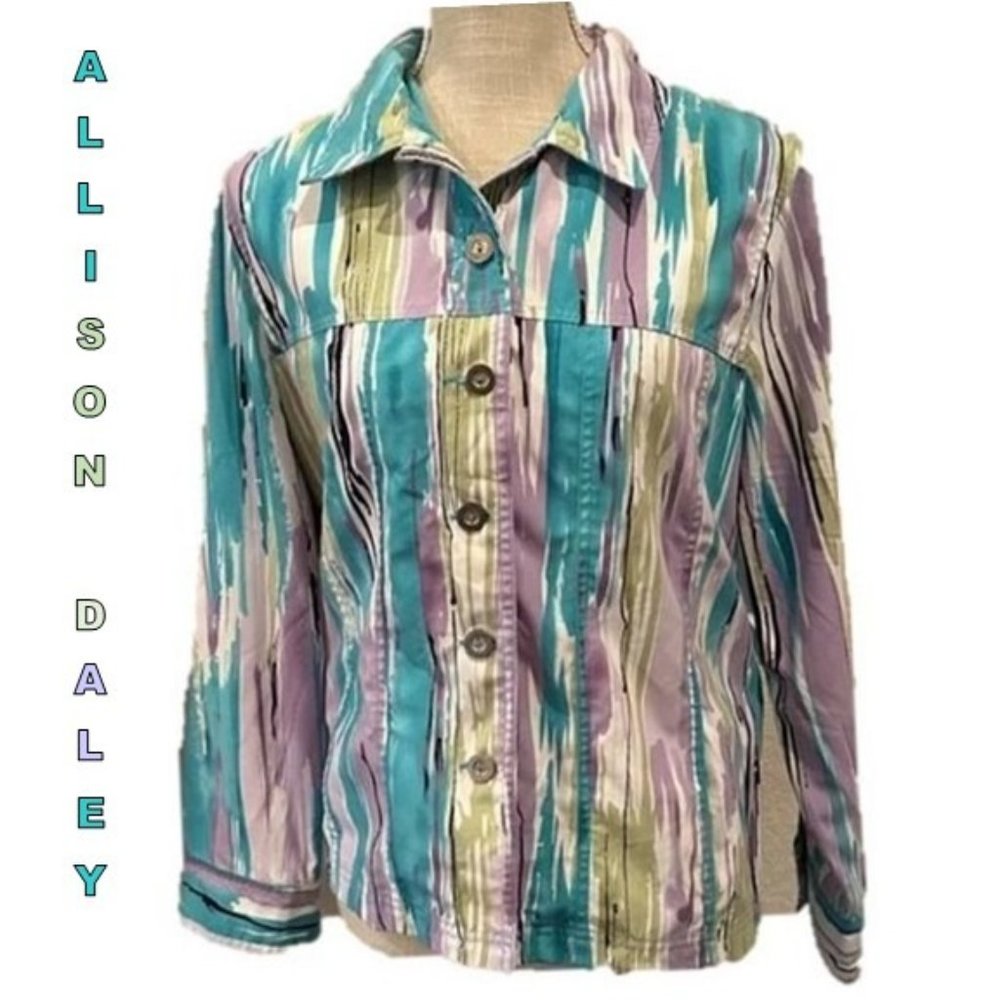 ALLISON DALEY Pastel Lightweight Jacket - 14P